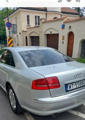 Audi A8 cena 65805 przebieg: 140300, rok produkcji 2009 z Warszawa małe 211